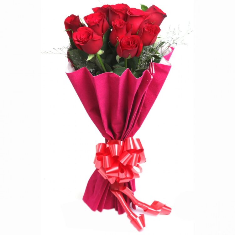 10 Red Rose Bouquets