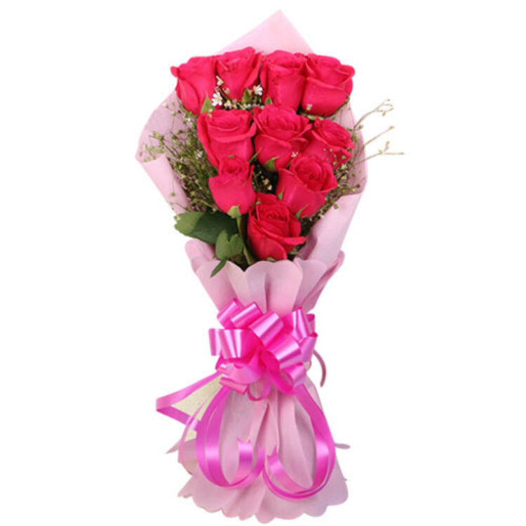 Enchanting Red Roses Bouquet