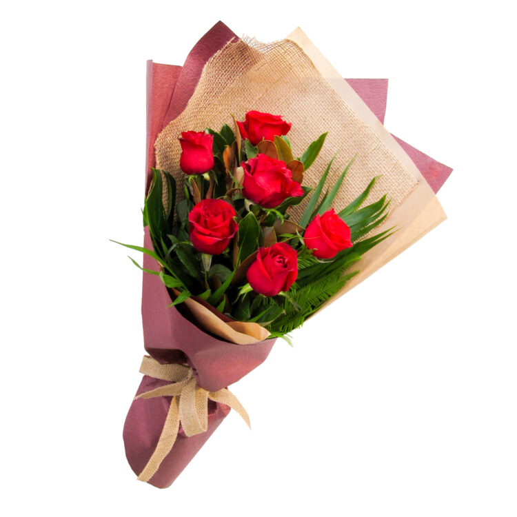 Charming Red Roses Bouquet