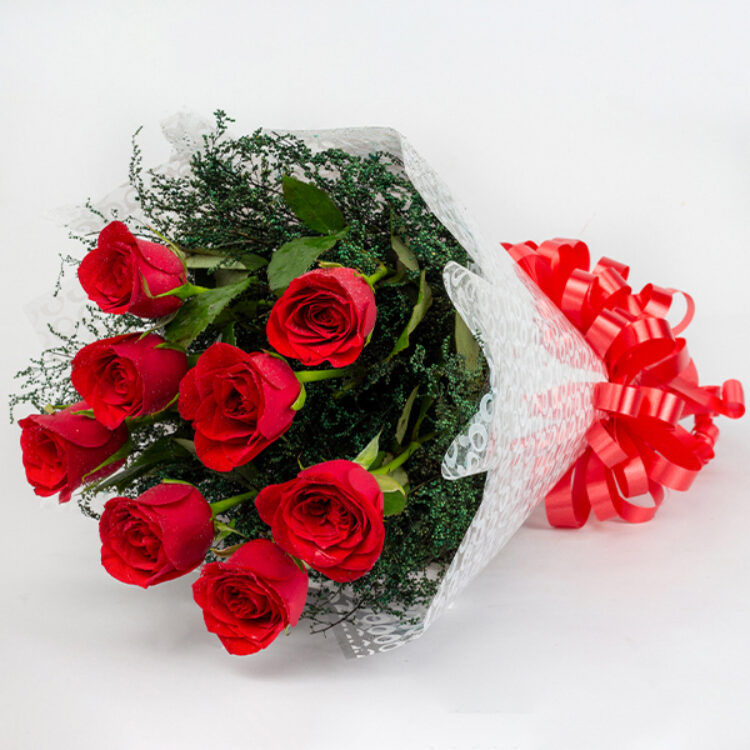 Passionate Red Roses Bouquet