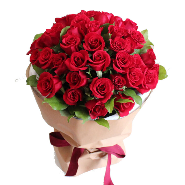 Lovely 50 Red Rose