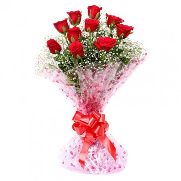 Romance 10 Red Roses