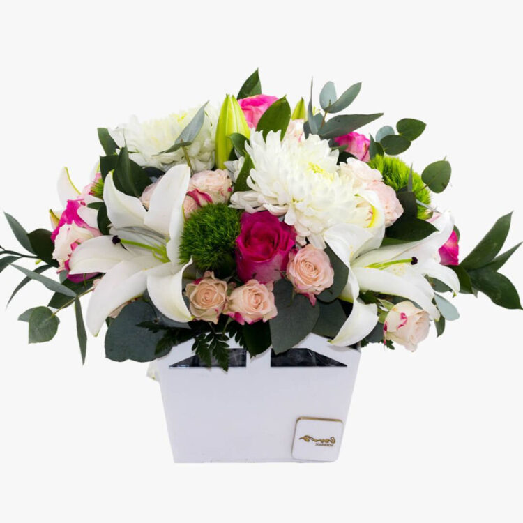 Tropical Elegance Flower Basket