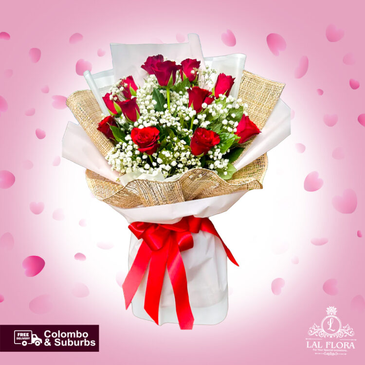 Valentine Memory –  11 Roses Bouquet