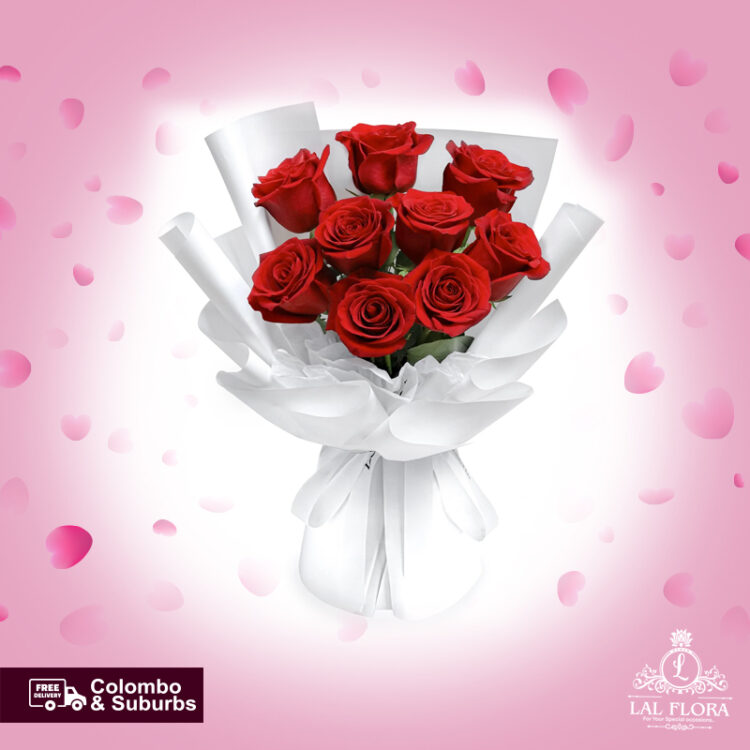 09 Dark Red Roses for Valentines